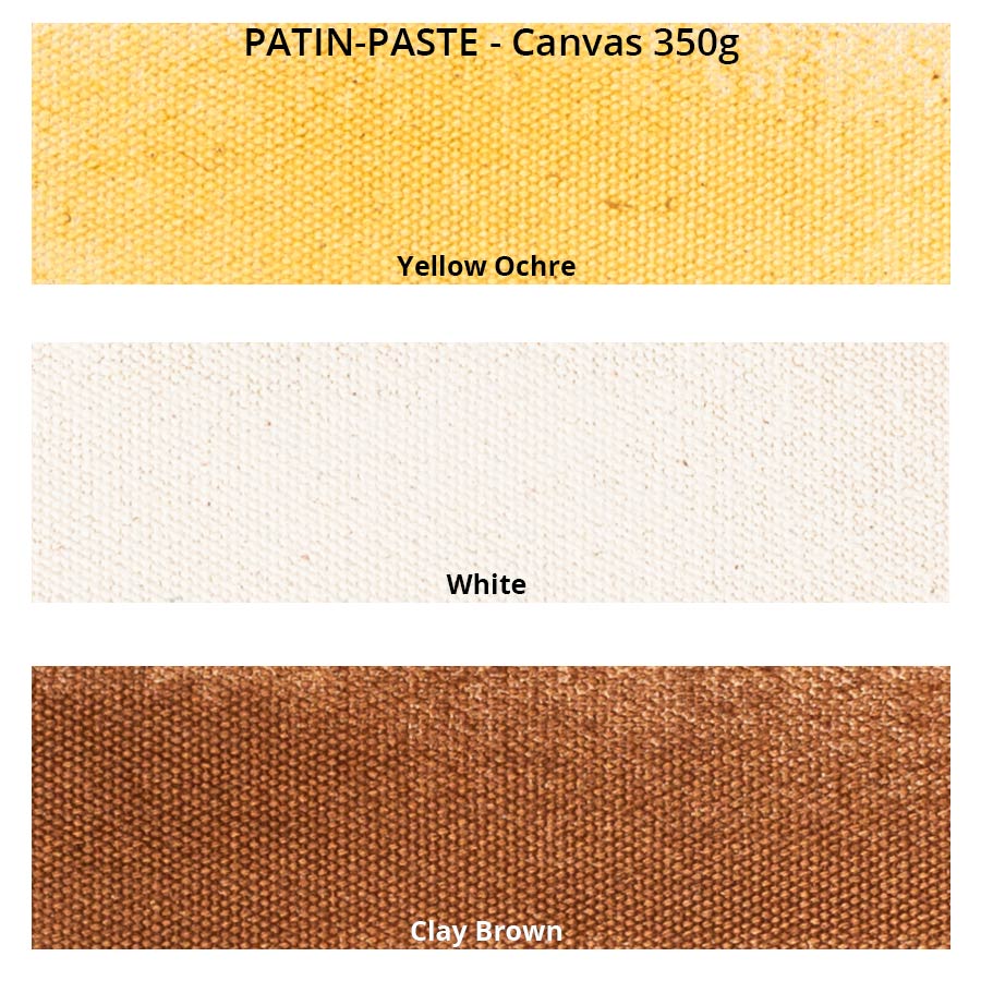 PATIN-PASTE 3er Set - Helle Farben - Farbkarte auf Canvas