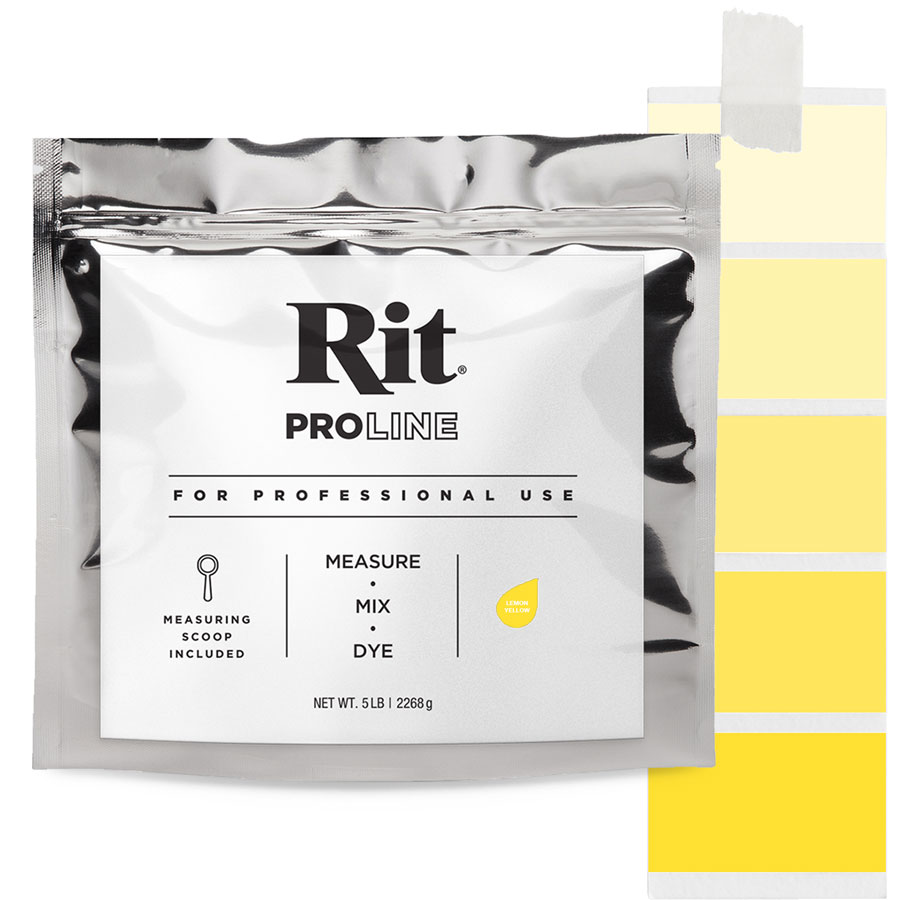 Rit ProLine teinture textile universelle 2267g Rit-Dye Lemon Yellow Jaune citron