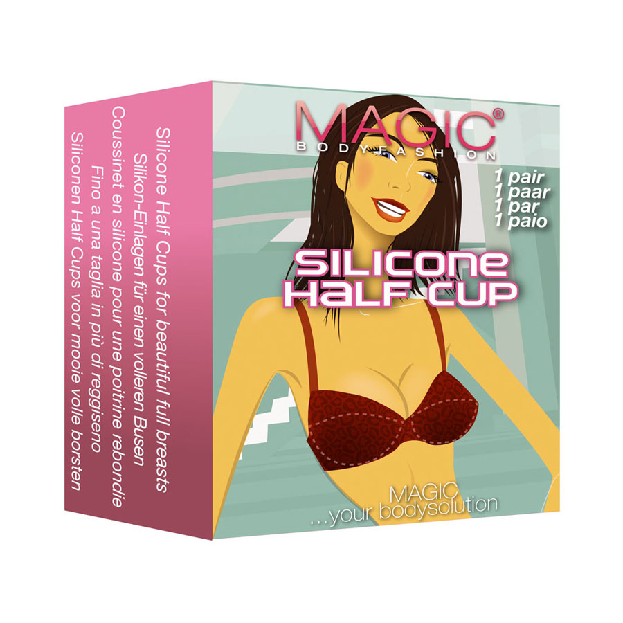Magic Bodyfashion - Silicone Half Cup - Push-Up & Tiefes Dekolleté (Hühnchenfilet)