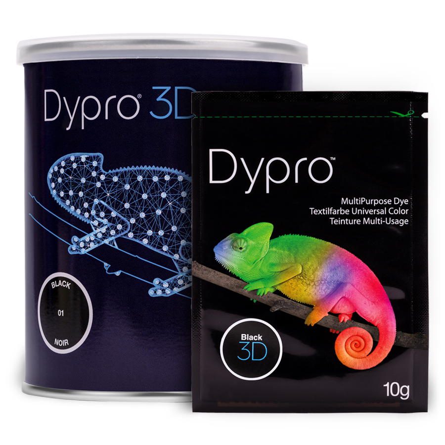 3D, 3 D, 3-D Druck, additiven Fertigung, additiver Druck, Nylon, PolyamidDypro, DYLON Universalcolor, Multipurpose Dye,