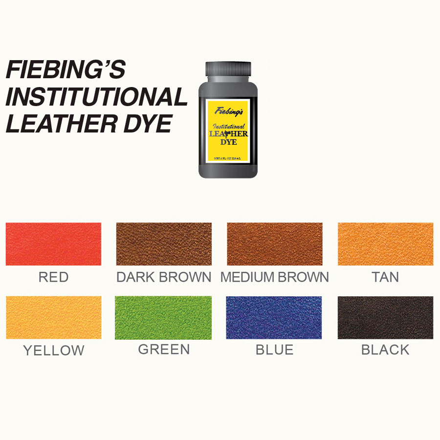 Fiebing's LeatherColors - Wasserbasierte Lederfarbe Farbkarte
