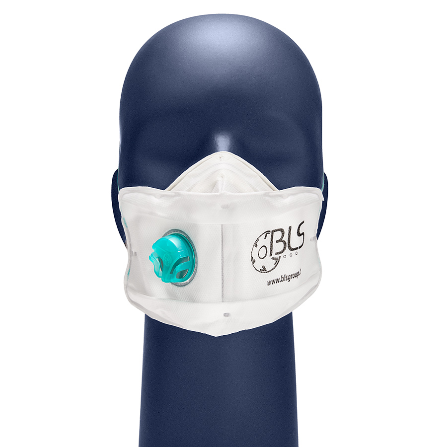 FFP2 fine dust mask with exhalation valve