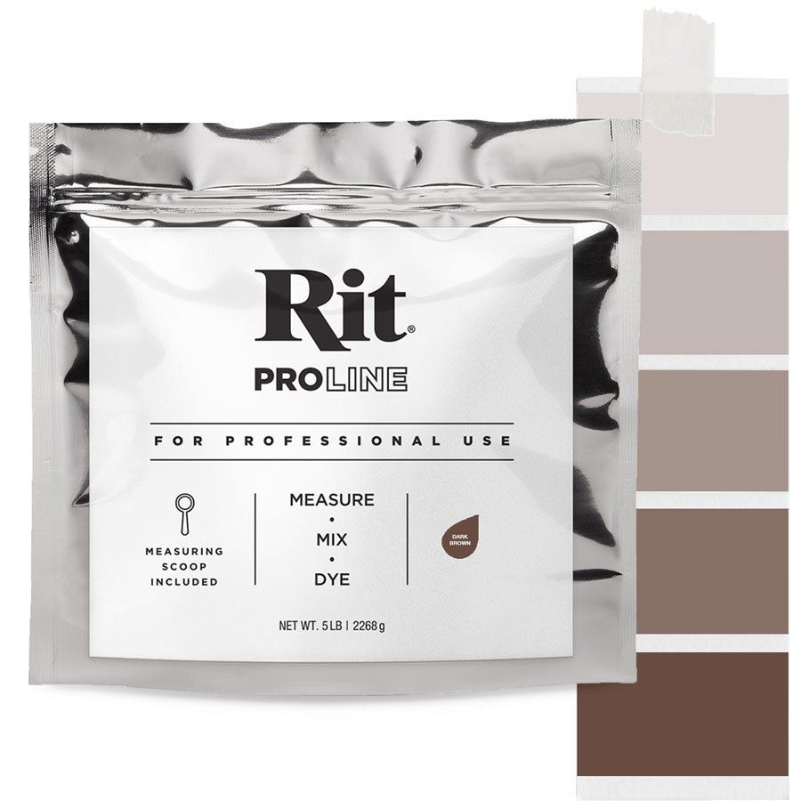 Rit ProLine teinture textile universelle 2267g Rit-Dye Dark Brown Marron foncé