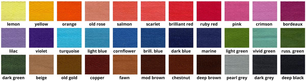 DEKA L Textile Dye - Colour Chart