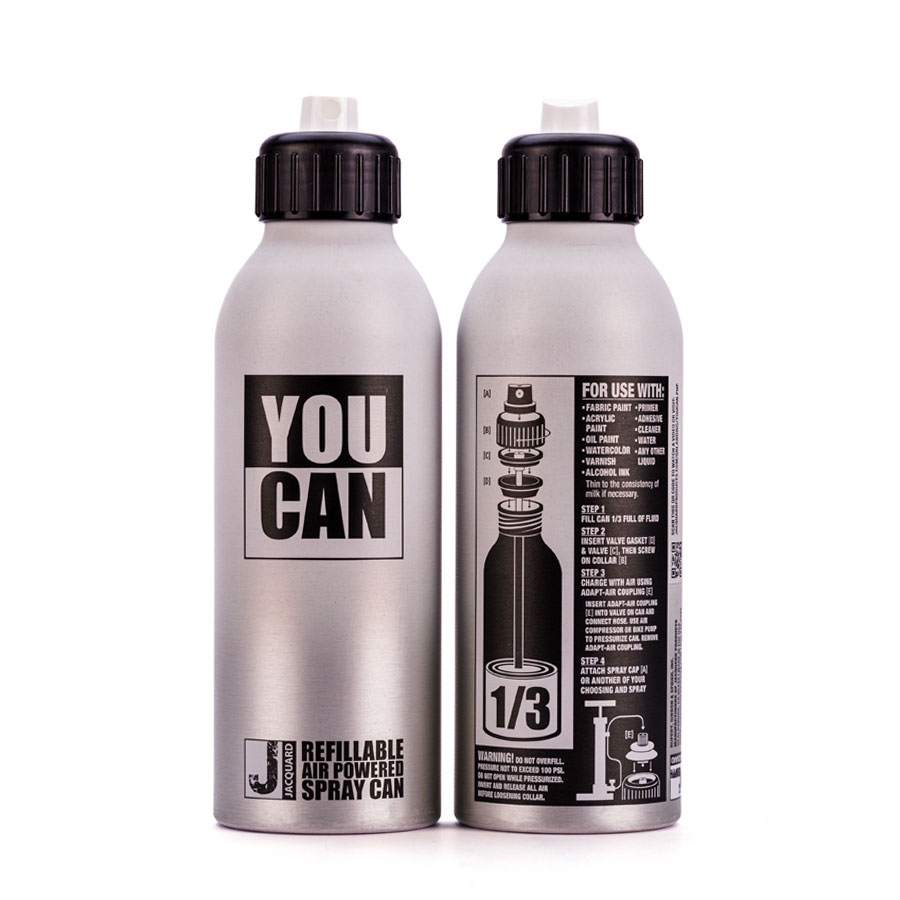 YouCan - Befüllbare Spraydose - Vorder und Rückseite