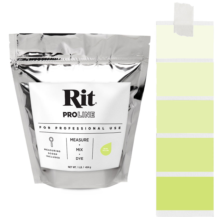 Rit ProLine teinture textile universelle 450g Rit-Dye Neon Yellow Jaune néon