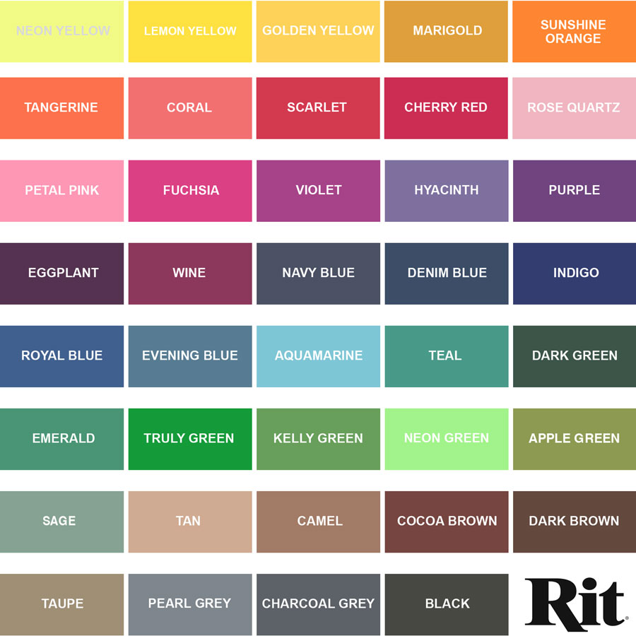 Rit All-Purpose Dye - Teinture Textile Universelle