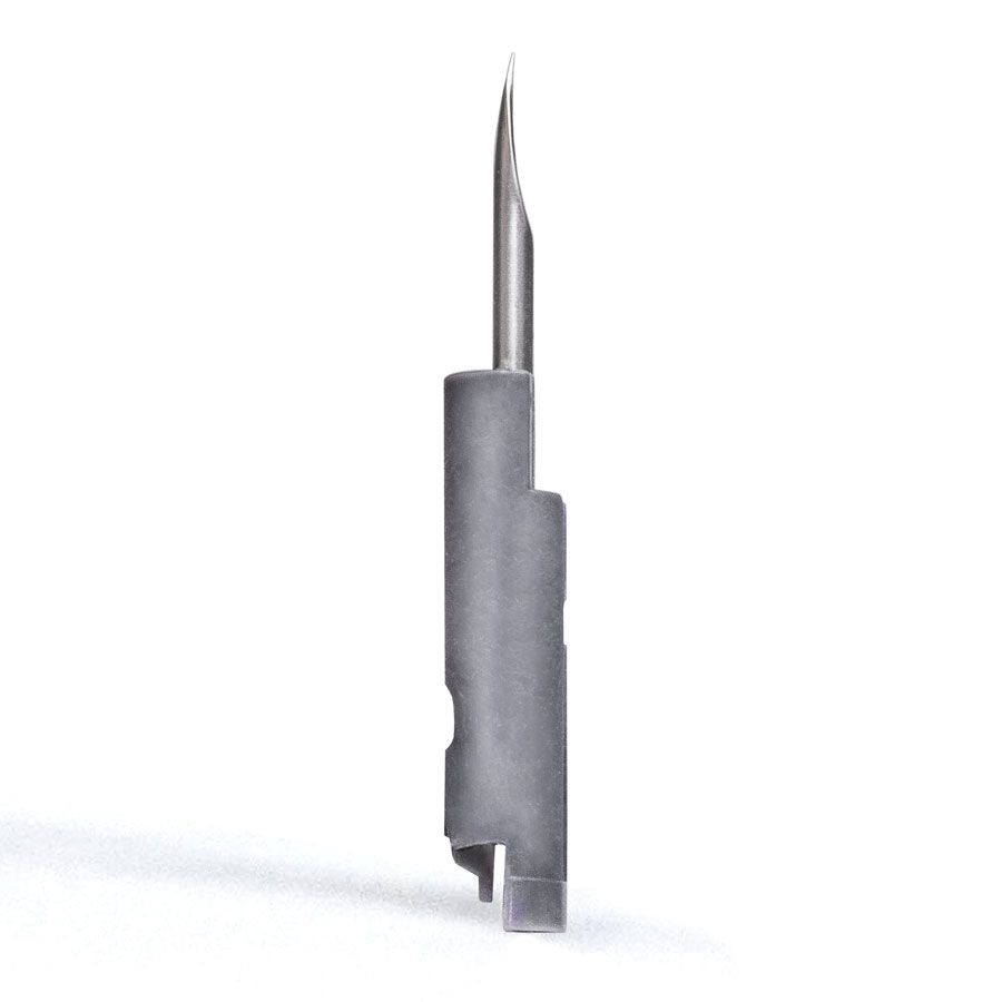 ine Microstitch Replacement Needle Side View