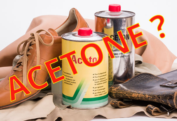 Acetone as a leather cleaner?