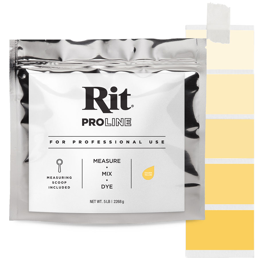 Rit ProLine teinture textile universelle 2267g Rit-Dye Golden Yellow Jaune d'or