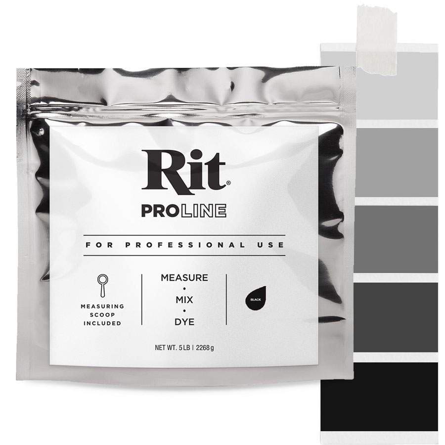 Rit ProLine teinture textile universelle 2267g Rit-Dye Black Noir