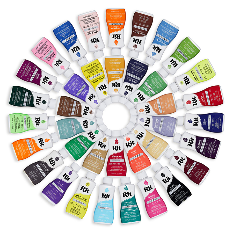 Rit All-Purpose Dye, Universal Textilfarbe, 39 intensive Farbtöne - Sneaker färben, T-Shirt färben, Baumwolle färben, Polyamidfarbe, Nylon färben, Rit dye, Jacquard, Marabu, Simplicol