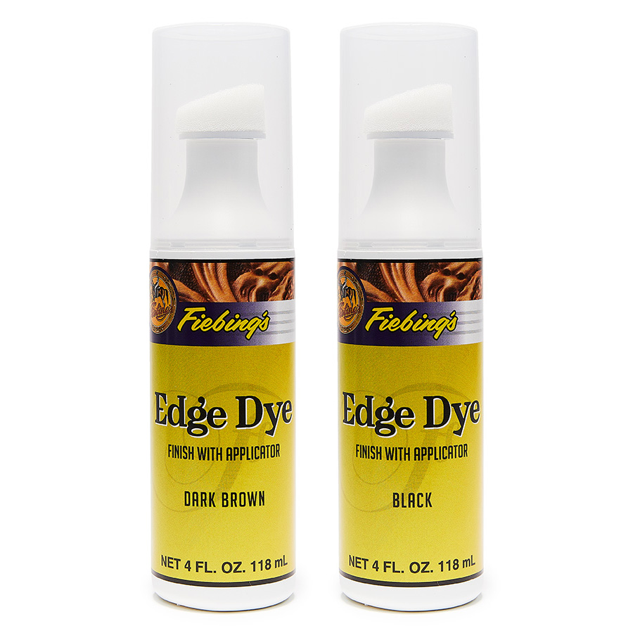 FIEBING'S EDGE DYE FINISH WITH APPLICATOR - EDGE FINISH Fiebing's Edge Dye Finish is an easy to apply edge colour and finish.