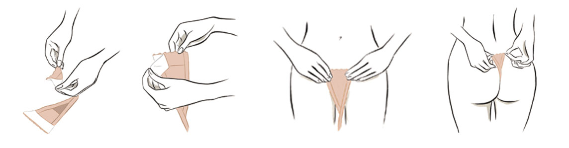 Shibue Strapless Panty - Slip ohne Seitenteile für enge Kleider oder Röcke