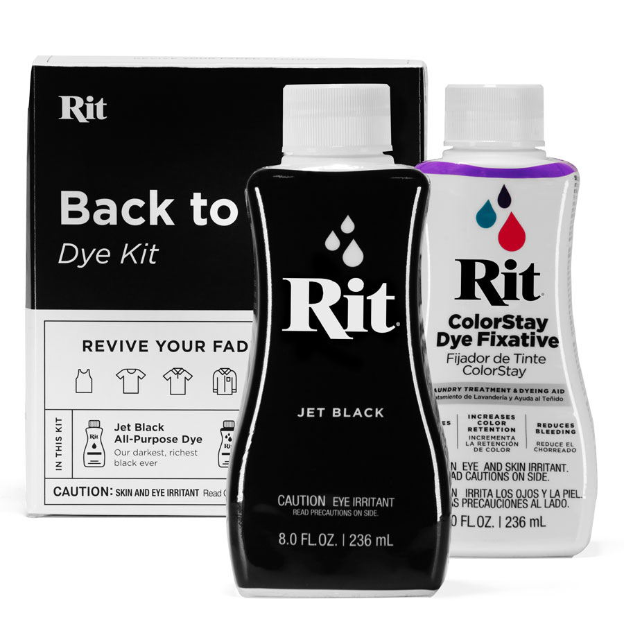 Rit Back to Black Dye Kit Kit de teinture noire