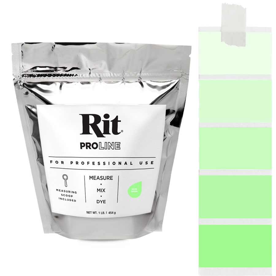 Rit ProLine teinture textile universelle 450g Rit-Dye Neon Green Vert néon