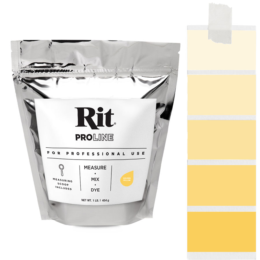 Rit ProLine teinture textile universelle 450g Rit-Dye Golden Yellow Jaune d'or