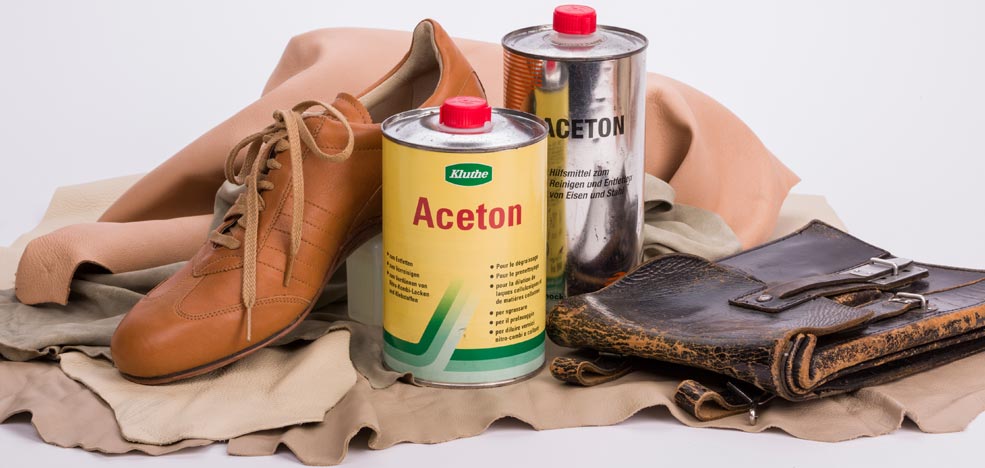 Aceton - das richtige Mittel zur Lederreinigung?