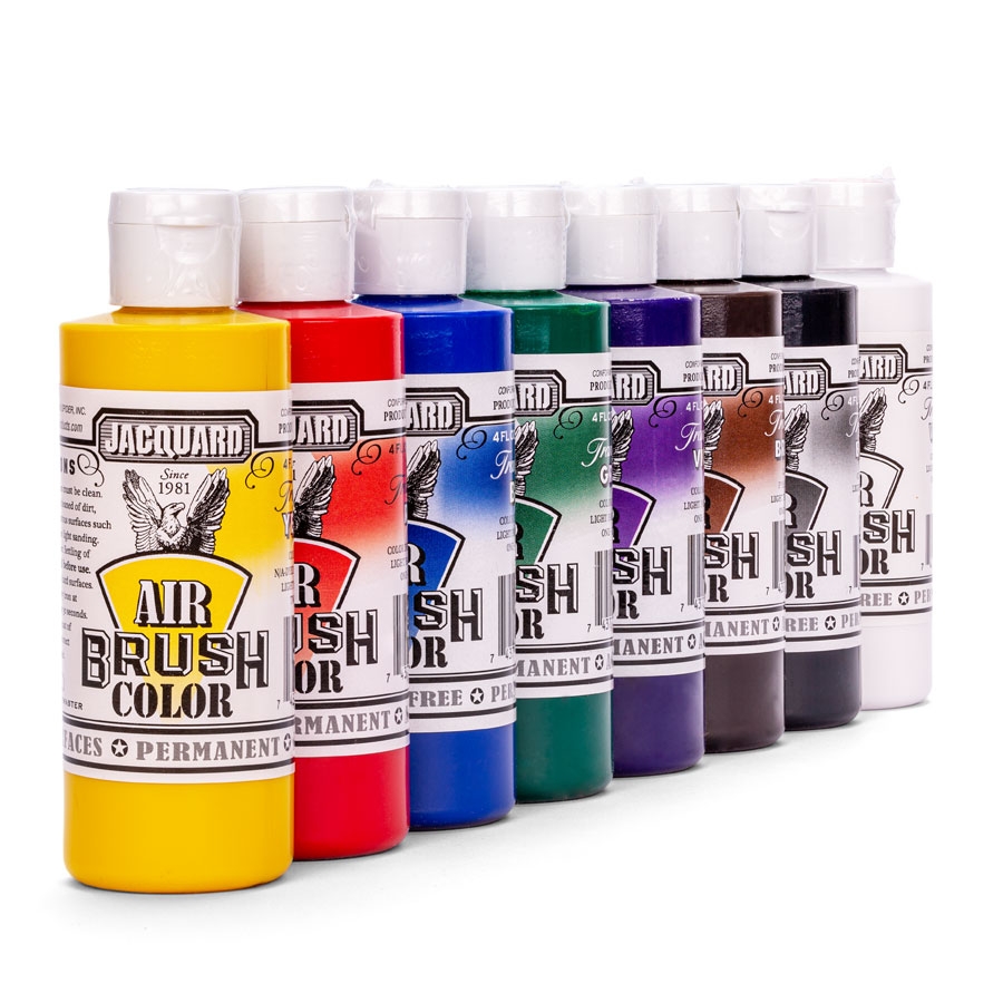 Jacquard Airbrush Color Bright - Hell & Transparent - Farbauswahl