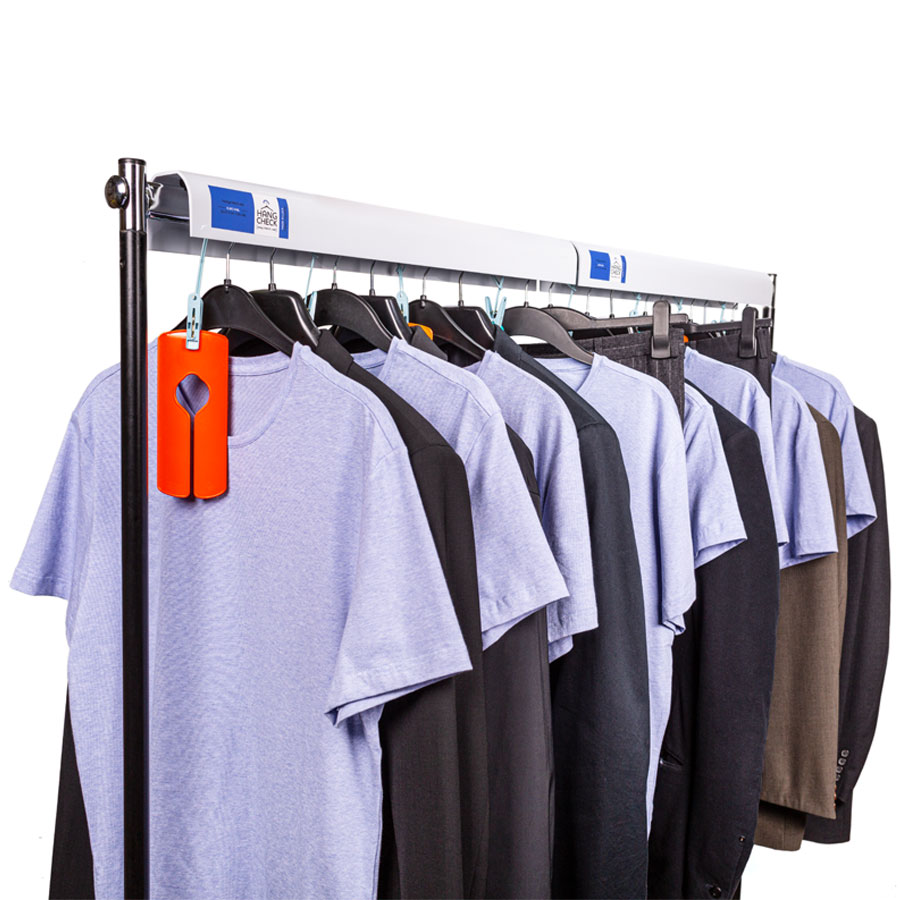 Hang Check Kleiderbügelfixierung - im Gebrauch