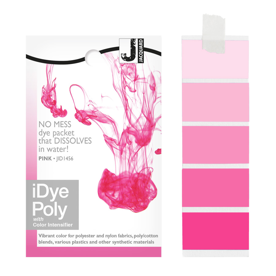 Jacquard-iDye-Poly-pink-456, iDye Poly Textilfarbe, Polyester intensiv färben, Polyamid färben, Stoff färben, Polyesterfarbe, Ritdye, Jacquard, Marabu, Simplicol, Färbefarbe, Stretch, Nylon8, Nylon 8, Universalcolor, universaldylon