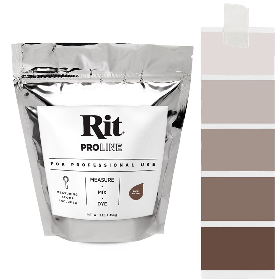 Rit ProLine teinture textile universelle 450g Rit-Dye Dark Brown Marron foncé