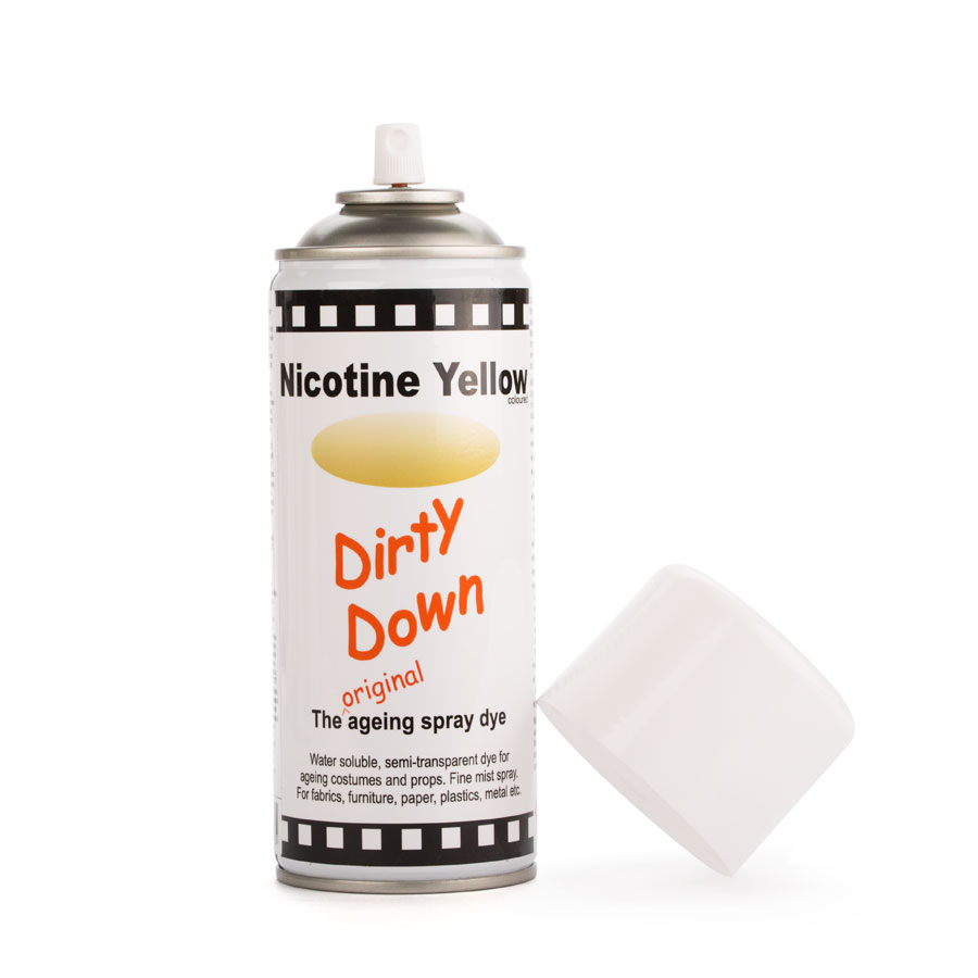 Dirty-Down Spray - Nikotin gelb - Ohne Cap