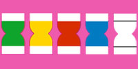 Set of 5 - 5 Colours