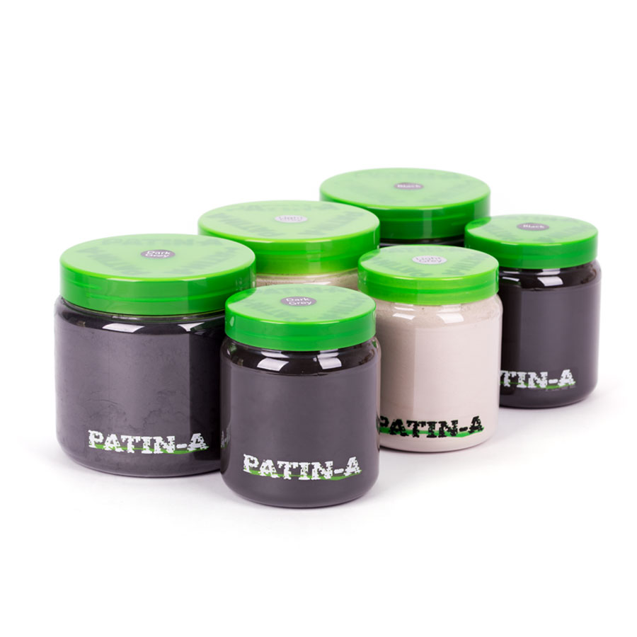 PATIN-POWDER 3er-SET - kalte Farben - 500ml & 1000ml