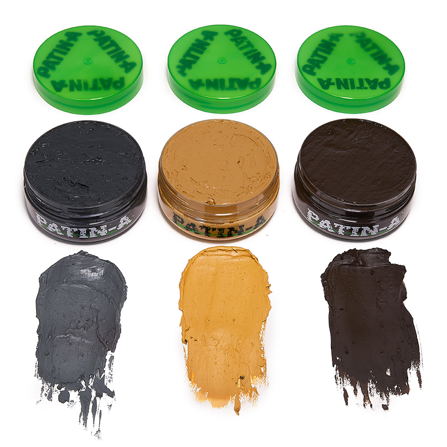 PATIN-MUD Mini Set - PATINIERSCHLAMM practical, water-soluble patinating agent