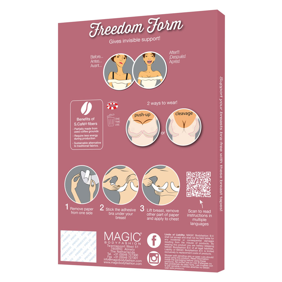 Freedom Form - BH Klebestreifen für guten Halt - Magic Bodyfashion
