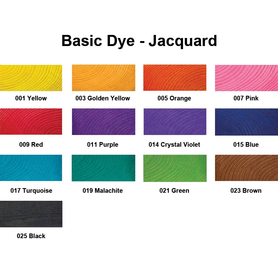 Basic Dye - Acryl Universal Textilfarbe Farbkarte