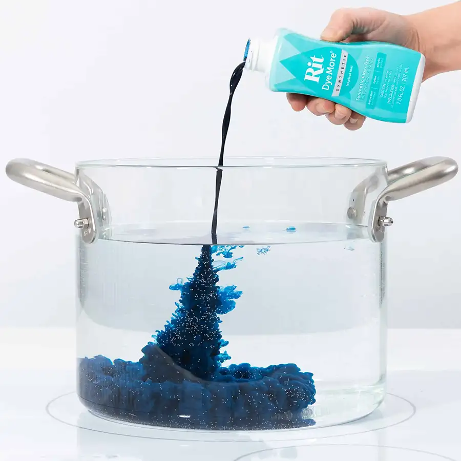 Rit DyeMore dye in water