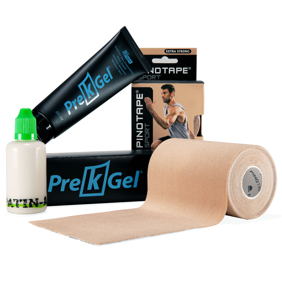 PATIN-TEX Mini & KinesioTape Pretaping Spray, perfect barefoot set, for outdoor shooting without shoes, barefoot, barefoot, sole, sole protection, foot protection