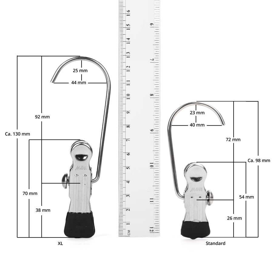 Clipbügel-Messung - Standard und XL