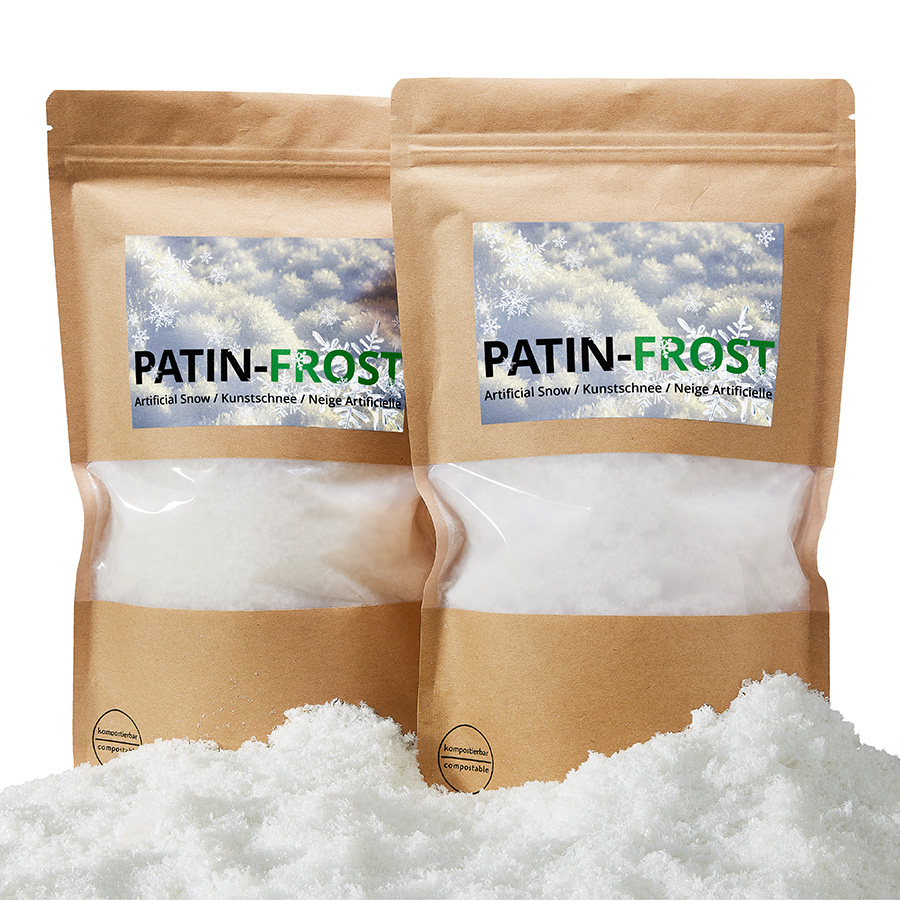 PATIN-FROST - Fine or Coarse Artificial Snow, Snow Effect, Does Not Melt, Perfect for Film & Theatre, Snow, Frost, Theatrical Snow, Film Snow, Ice Effect, Ice, Frost Effect, Snowflake
