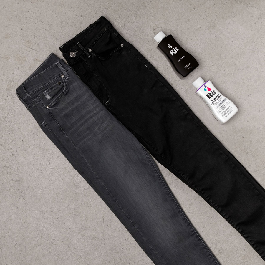 Rit-Back-To-Black Jeans grey and black