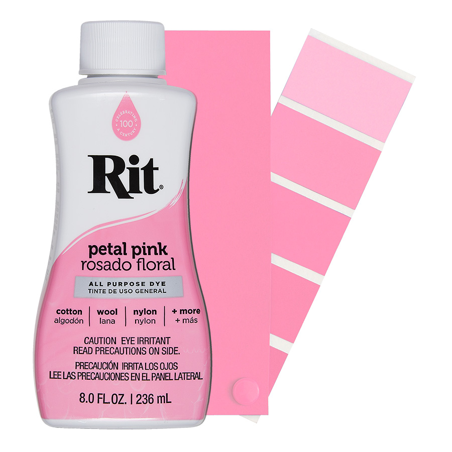 petal pink Rit All-Purpose Dye, universal textile dye, 39 intensive shades - dye sneakers, dye t-shirt, dye cotton, dye polyamide, dye nylon, Rit dye, Jacquard, Marabu, Simplicol