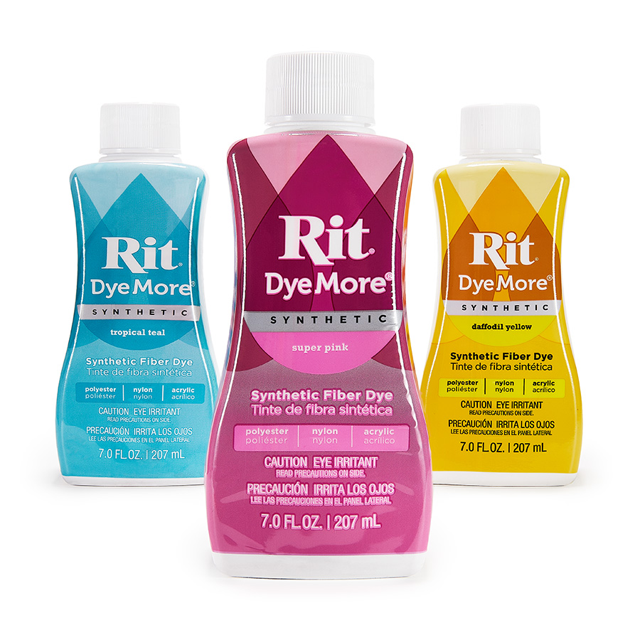 RIT DyeMore 3 x Synthetic Textilfarben