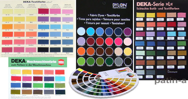 Farbkarten für's Färben