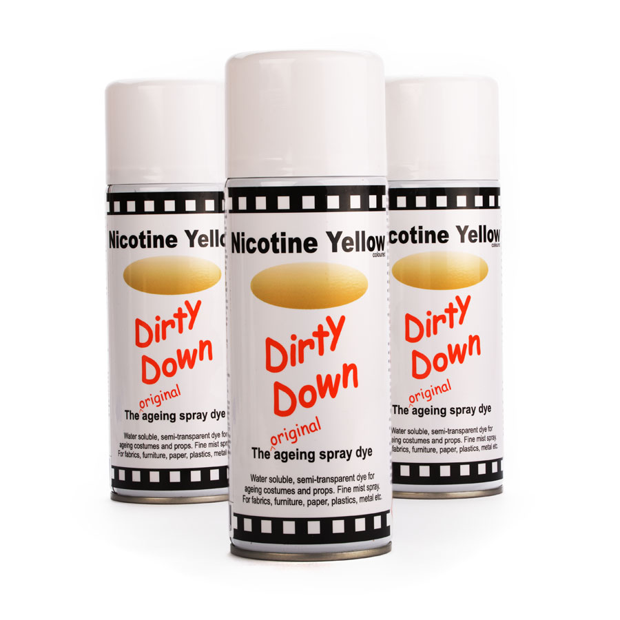 Dirty-Down Spray - Nikotin gelb