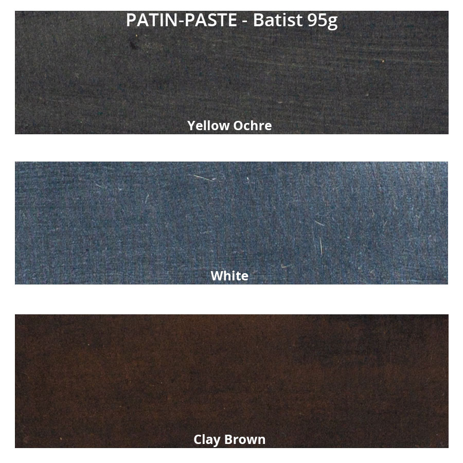 PATIN-PASTE 3er Set - Helle Farben - Farbkarte auf Batist